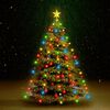 vidaXL Red de luces de &aacute;rbol de Navidad 180 LEDs de colores 180 cm