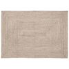 vidaXL Alfombra de &aacute;rea Natural y Blanco 140 x 200 cm yute