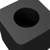 vidaXL Sujeta Caj&oacute;n 2 pcs Negro 15 x 15 x 15mm Cop&oacute;l&iacute;mero PP