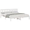 vidaXL Estructura de cama 200 x 200 cm Madera de pino macizo