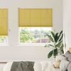 vidaXL Estor enrollable con cortinas Amarillo 150 x 220 cm Bamb&uacute;