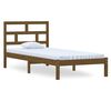vidaXL Estructura de cama madera maciza de pino marr&oacute;n miel 100x200 cm