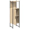 vidaXL Gabinete de Ba&ntilde;o Beige 33 x 33 x 120,5 cm Madera contrachapada