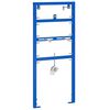 vidaXL Soporte de pared de ba&ntilde;o Manual Azul 50 x 3 x 112 cm