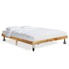 vidaXL Estructura de cama sin colchón madera maciza mango 200x200 cm