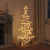 vidaXL &Aacute;rbol de Navidad con 160 LED c&aacute;lido 150 cm PET