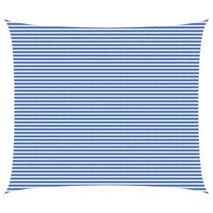 vidaXL Toldo Vela Azul y Blanco 6 x 8 m HDPE
