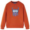 vidaXL Sudadera infantil color teja claro 104