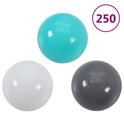 vidaXL Piscina de bolas para niños con 300 bolas 75x75x32 cm
