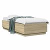 vidaXL Estructura de cama Roble Sonoma 80 x 200 cm