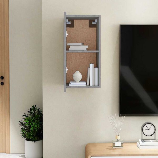 vidaXL Mueble para TV madera de ingenier&iacute;a gris Sonoma 30,5x30x60 cm