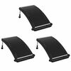 vidaXL Paneles calefactores solares de piscina curvos 3 uds 110x65 cm