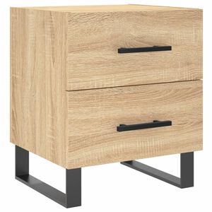 vidaXL Mesita de noche madera de ingenier&iacute;a roble Sonoma 40x35x47,5 cm