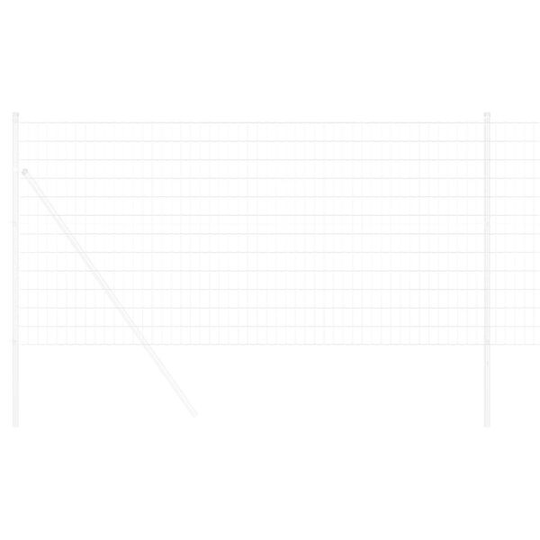 vidaXL Cerca Euro Plateado 1.4 x 10 m