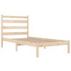 vidaXL Estructura de cama de madera maciza de pino 90x200 cm