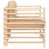 vidaXL Sillones de jardín con cojines 2 uds madera maciza de pino