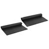 vidaXL Hoja de Drenaje Acanalada 2 uds. Negro 1 x 20 m HDPE