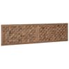 vidaXL Cabecero de Cama Natural Madera de teca maciza