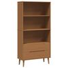 vidaXL Estanter&iacute;a MOLDE 85 x 35 x 170,5 cm Madera de Pino Maciza