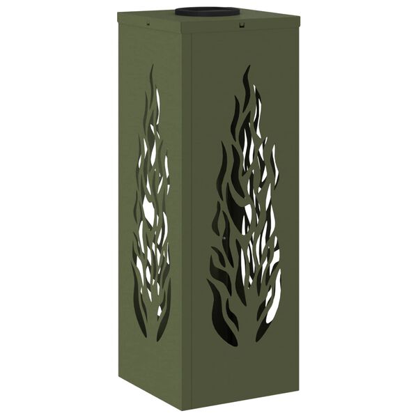 vidaXL Luz de camino LED solar con luces con bater&iacute;a 2 pcs Verde Oliva