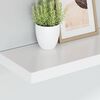 vidaXL Estante flotante de pared MDF blanco 50x23x3,8 cm
