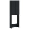 vidaXL Mueble de ba&ntilde;o EDE Negro 66 x 25,5 x 190 cm