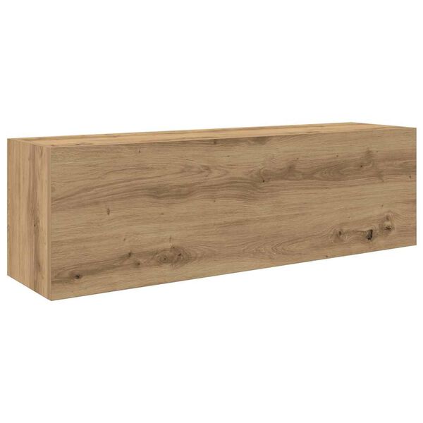 vidaXL Mueble pared ba&ntilde;o madera ingenier&iacute;a roble artisan 100x25x30 cm