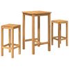 vidaXL Conjunto de Bar al Aire Libre 3 pcs Sin tratar