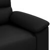 vidaXL Sill&oacute;n de sof&aacute; de cuero sint&eacute;tica negro 60 cm