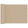 vidaXL Pantalla de Privacidad para Balc&oacute;n 150 x 200 cm Polyester Beige