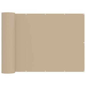 vidaXL Pantalla de Privacidad para Balc&oacute;n 150 x 200 cm Polyester Beige