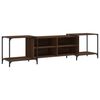vidaXL Mueble de TV madera de ingenier&iacute;a marr&oacute;n roble 203x37x50 cm