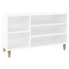 vidaXL Zapatero madera contrachapada blanco 102x36x60 cm