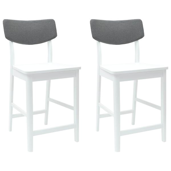 vidaXL Sillas de comedor 2 pcs 48 x 49 x 95 cm Madera de Caucho S&oacute;lido