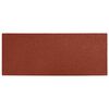 vidaXL Piedra decorativa 6 pcs Rojo 60,5 x 25 x 2 cm Goma