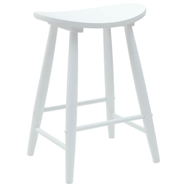 vidaXL Sillas de comedor 2 pcs 46 x 37 x 63 cm Madera de Caucho S&oacute;lido