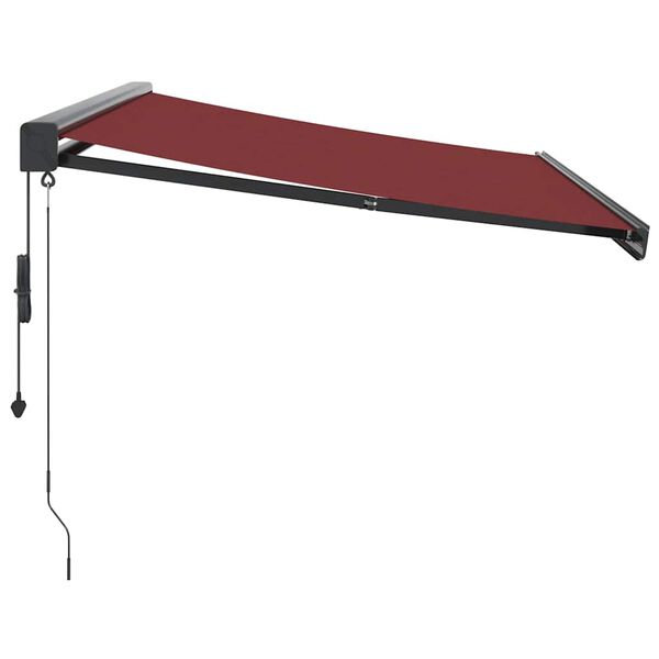 vidaXL Toldo retráctil automático burdeos 300x250 cm