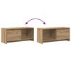 vidaXL Conjunto de mueble de TV Roble artesanal 90 x 35 x 40 cm