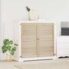 vidaXL Puerta de Armario con puerta 2 pcs Natural 110 x 2,1 x 59,5 cm