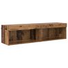 vidaXL Conjunto de mueble de TV 2 uds. Madera Vieja