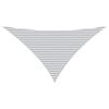 vidaXL Toldo Vela de Sombra Gris claro y blanco. 7 x 5 x 5 m