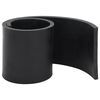 vidaXL Borde de goma para quitanieves negro 120x15x1 cm