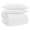 vidaXL Juego de Edred&oacute;n con almohada 3 uds. Pluma de pato