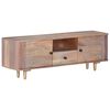 vidaXL Mueble de TV de madera maciza de acacia 118x30x40 cm