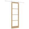 vidaXL Puerta Corredera Natural 78 x 232 cm