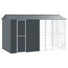 vidaXL Jaula para Aves Antracita 430 x 208 x 247 cm Acero Galvanizado