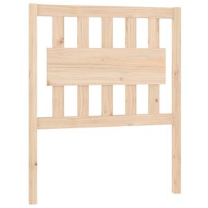 vidaXL Cabecero de cama madera maciza de pino 80,5x4x100 cm