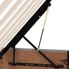 vidaXL Cama con almacenamiento y colch&oacute;n Taup&eacute; 120 x 190 cm Poli&eacute;ster