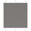 vidaXL Estor Plisado Antracita 115x100 cm Tela Ancho 114,4cm Poli&eacute;ster