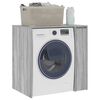 vidaXL Armario para lavadora con puerta Gris Sonoma 87 x 60 x 89 cm